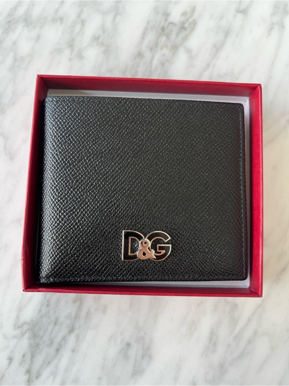 Dolce & Gabbana Black Leather Wallet - NEW